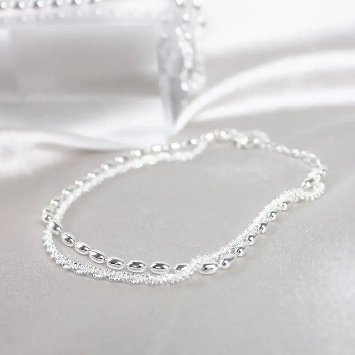 Zirconia Silver Bracelet