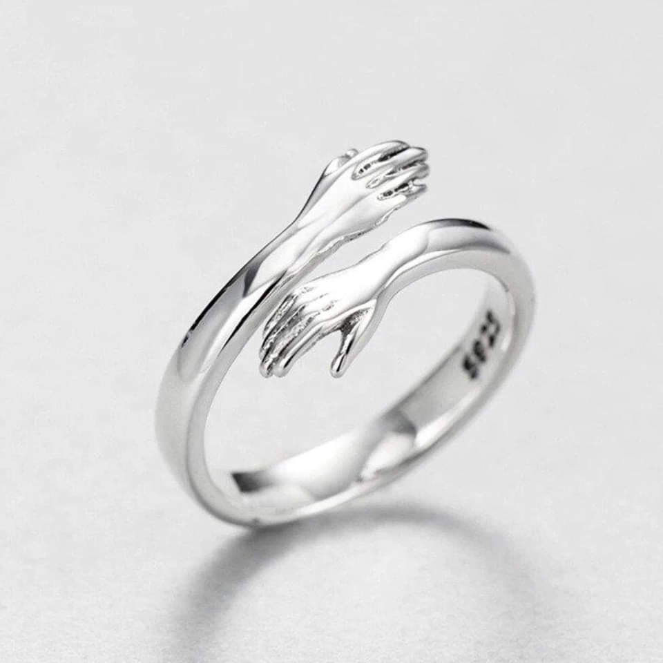 Adjustable Cuddle Ring in Silver