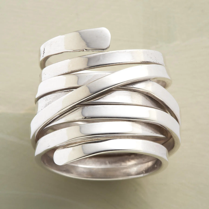 Bliss - Thick Vintage Silver Ring
